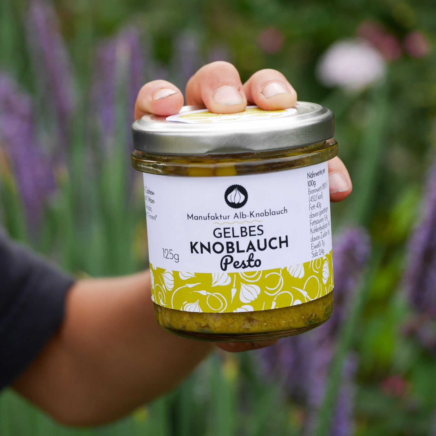 Gelbes Knoblauch Pesto