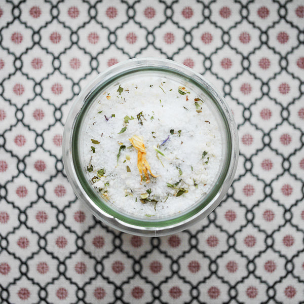 Kräuter Knoblauch Salz