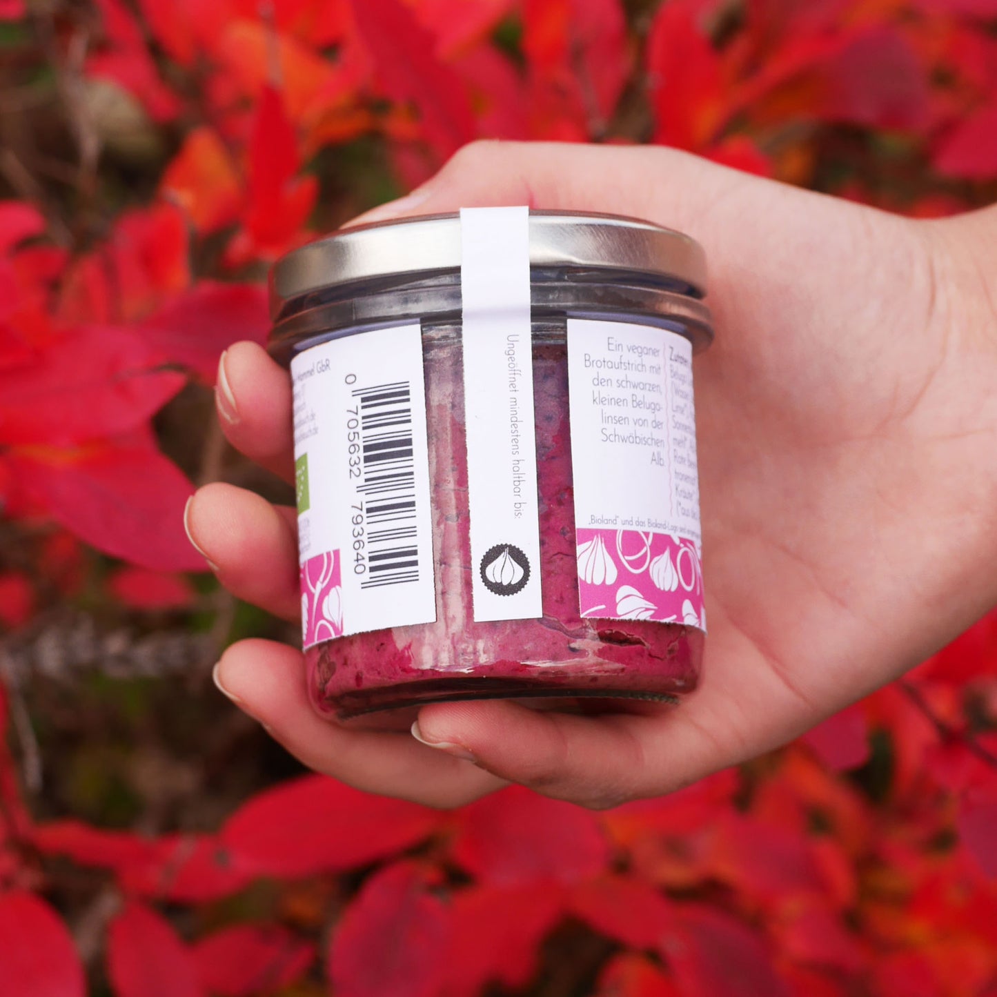 Beluga alpine lentil spread