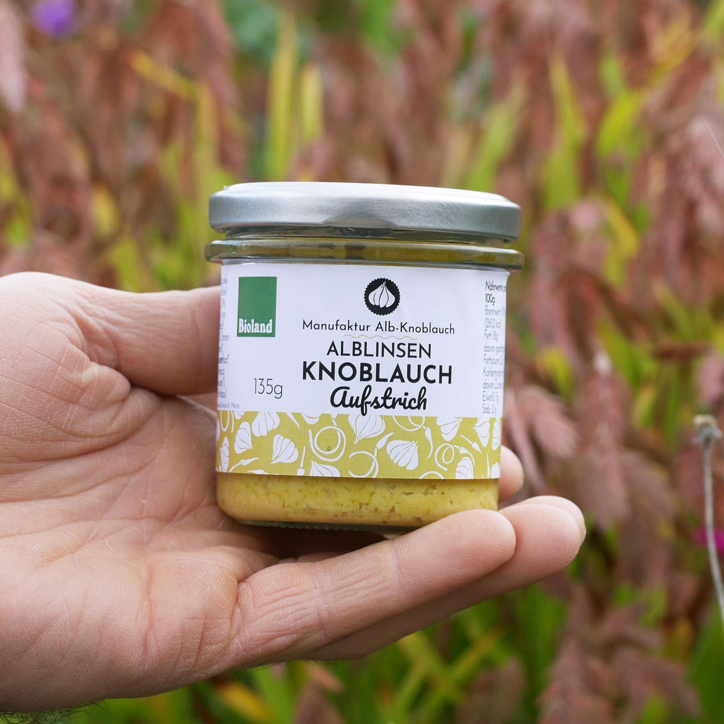 Alblinsen-Knoblauch Aufstrich