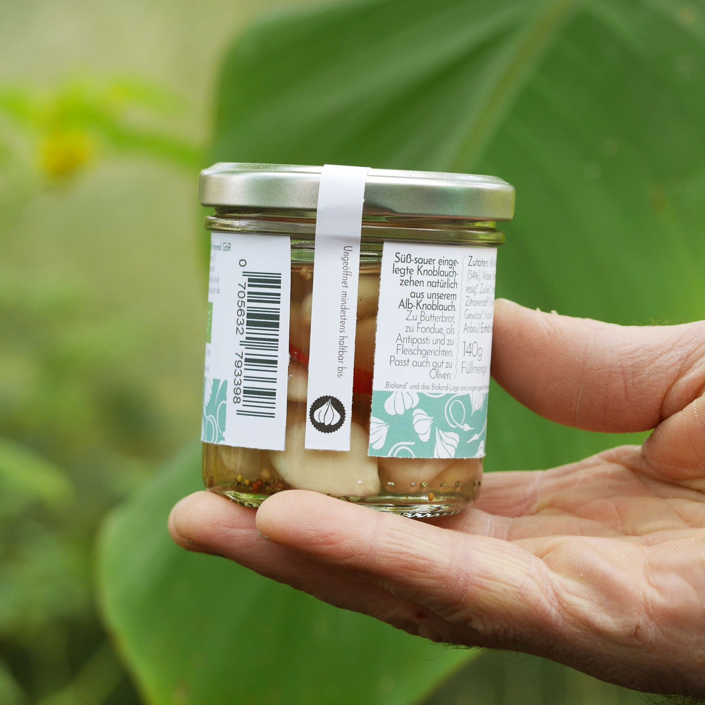 Eingelegte Knoblauch Zehen