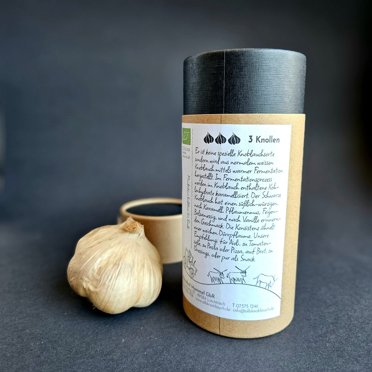 Schwarzer Knoblauch 3 ganze Knollen