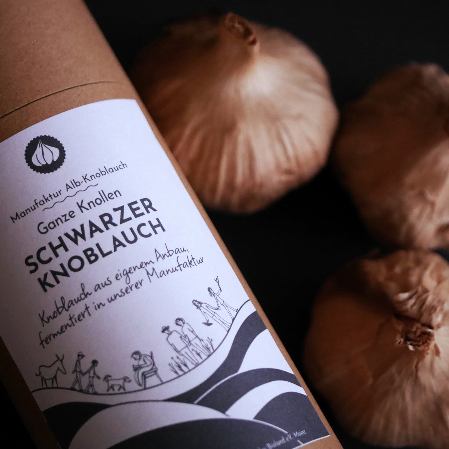 Sort hvidløg 3 hele løg